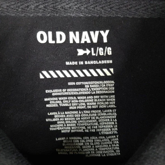 Old Navy Polo Shirt Men's Large Black Cali '76‎ Embroidered - Picture 3 of 11